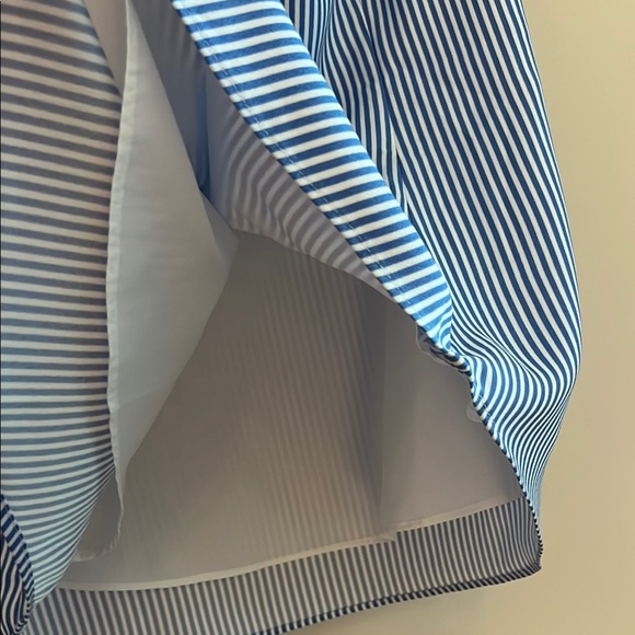 J.Crew Factory Size 6 Blue and White Striped Cami Top - Picture 8 of 17